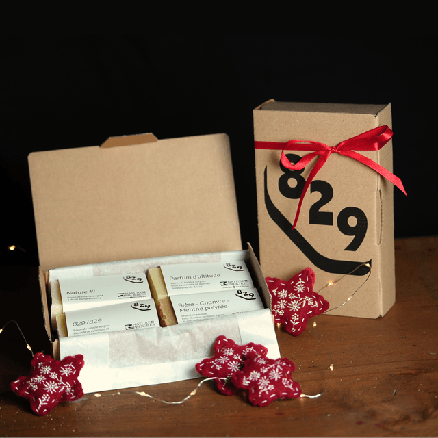 Coffret 3 savons 1 shampoing 